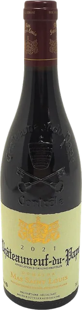 Mas Saint Louis Châteauneuf-du-Pape bottle